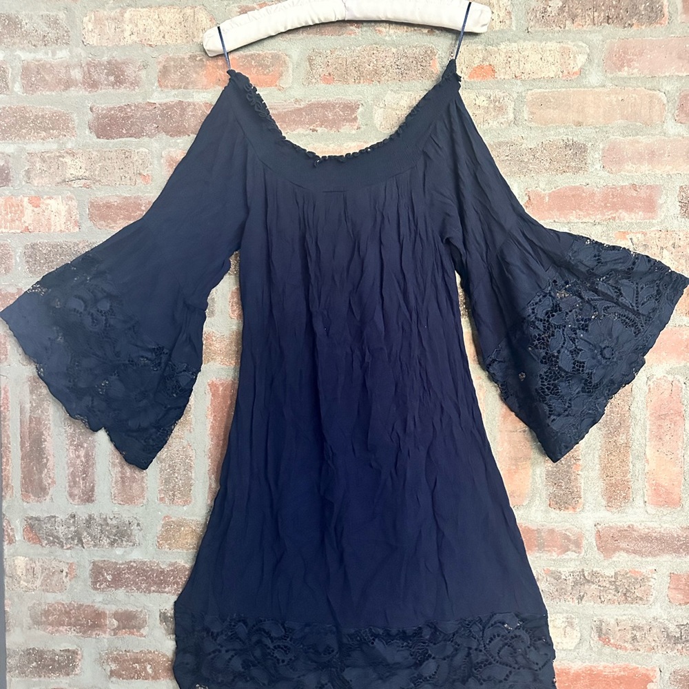 Elegant Black Off-Shoulder Dress